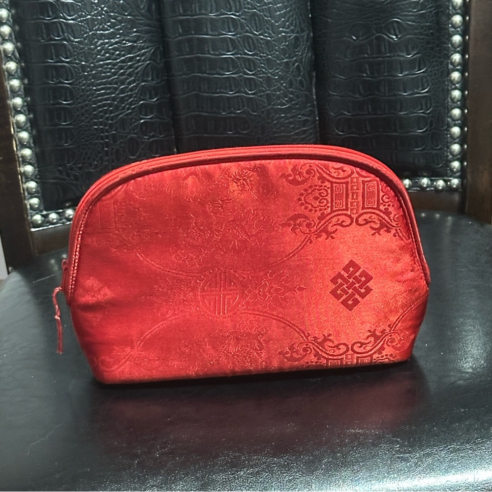 LOW START!!❤️❤️Yves Saint Laurent Opium Red Fabric Cosmetics Bag
